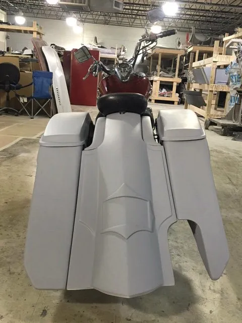 Kawasaki Vulcan &amp; Classic 800 Series 6" Extended Stretched Saddlebags Trendsetter