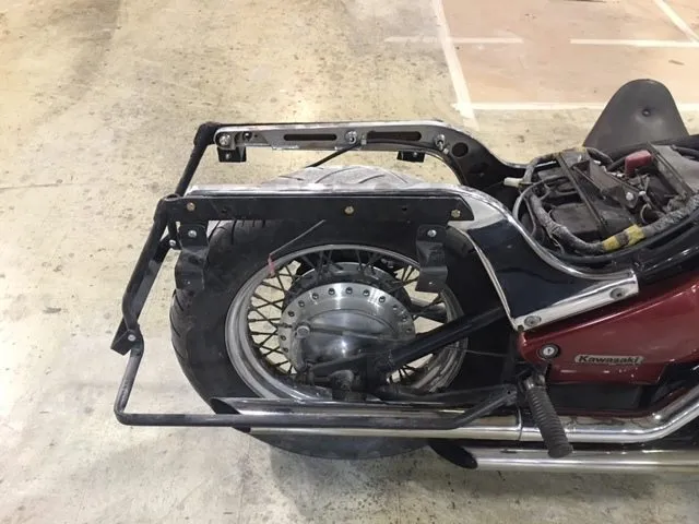 Kawasaki Vulcan &amp; Classic 800 Series 6" Extended Stretched Saddlebags Trendsetter