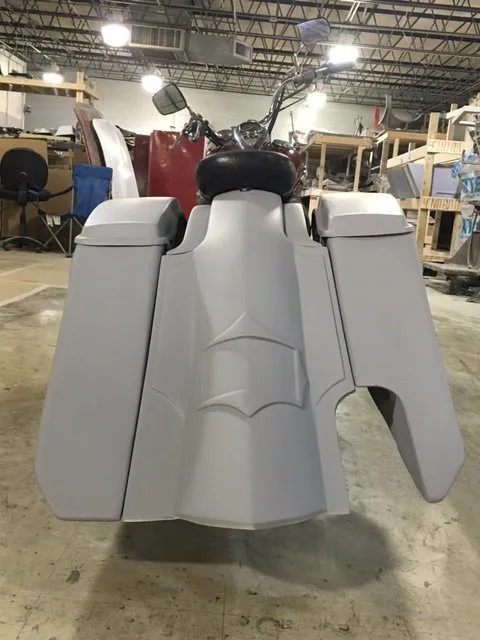 Kawasaki Vulcan &amp; Classic 800 Series 6" Extended Stretched Saddlebags Trendsetter