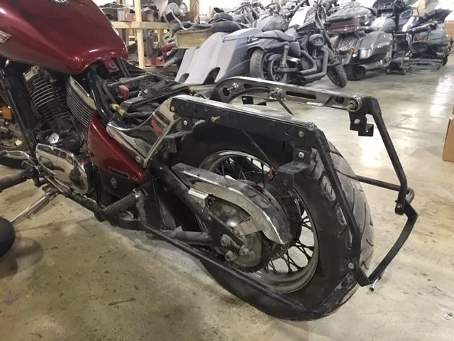 Kawasaki Vulcan &amp; Classic 800 Series 6" Extended Stretched Saddlebags Trendsetter