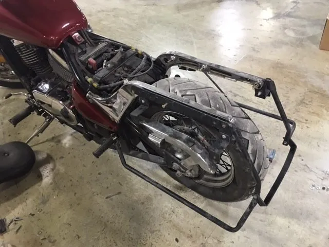 Kawasaki Vulcan &amp; Classic 800 Series 6" Extended Stretched Saddlebags Trendsetter