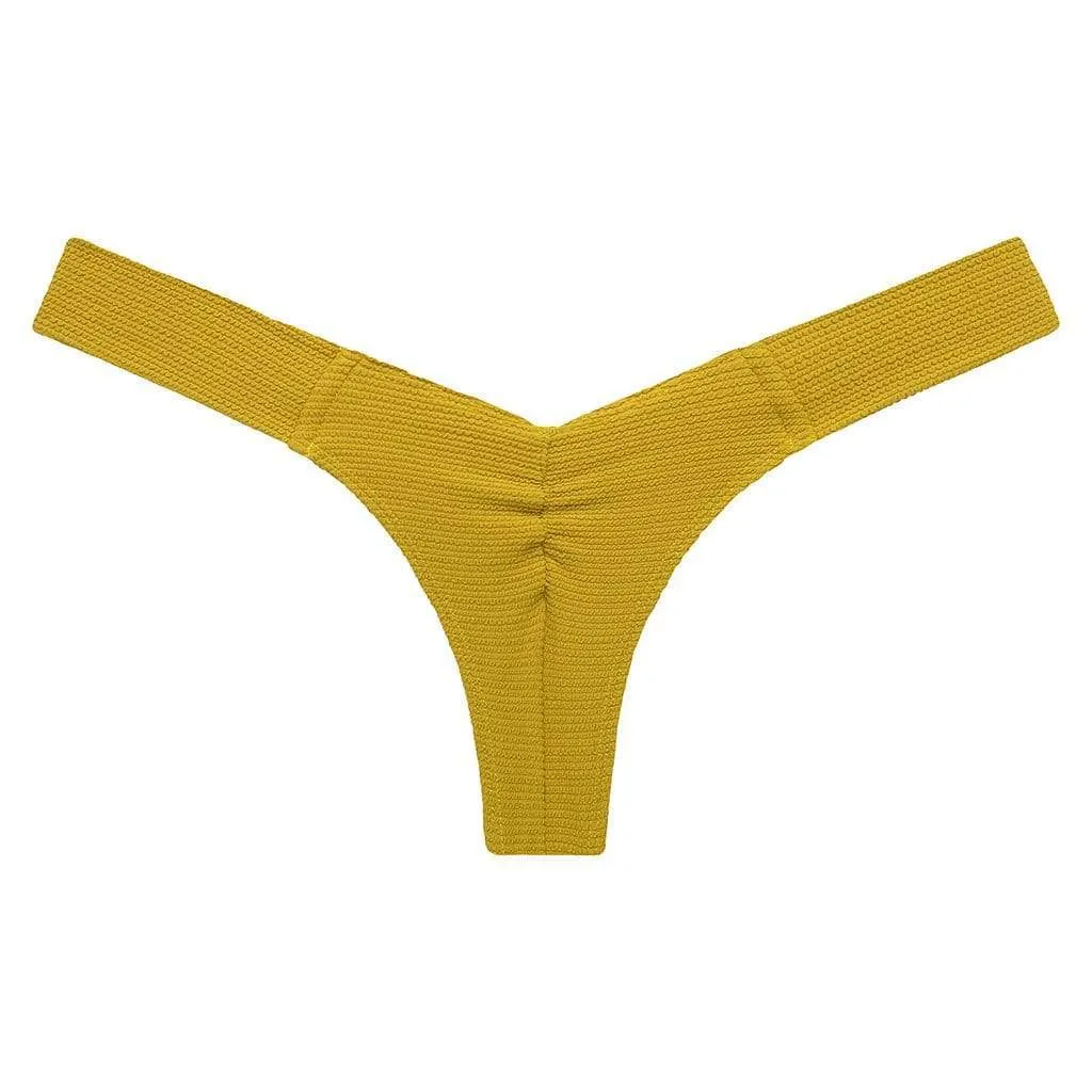 Key Lime Micro Scrunch Uno Bikini bottom