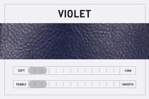 KINDLE LEATHER SATCHEL - VIOLET