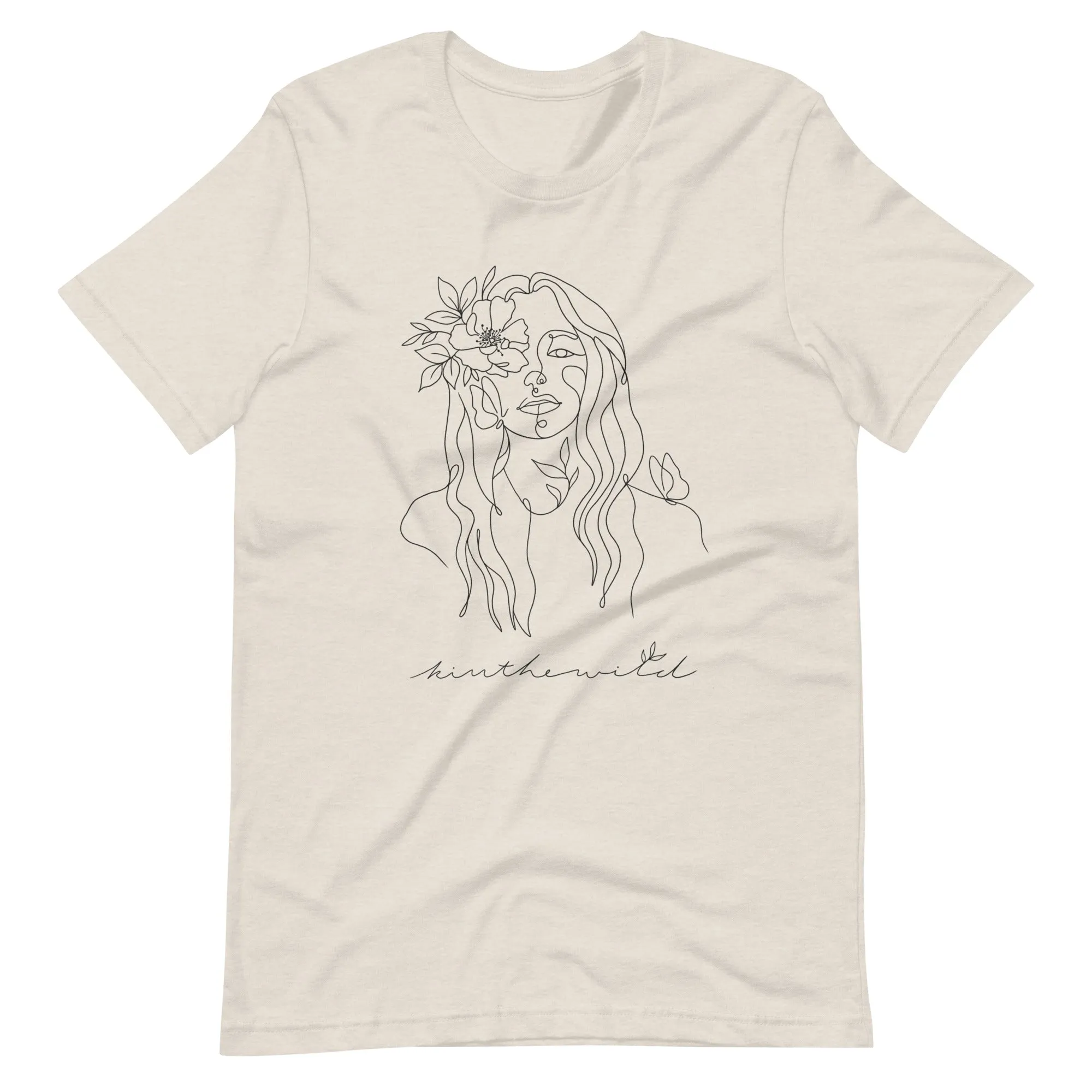 kiss the wild light t-shirt