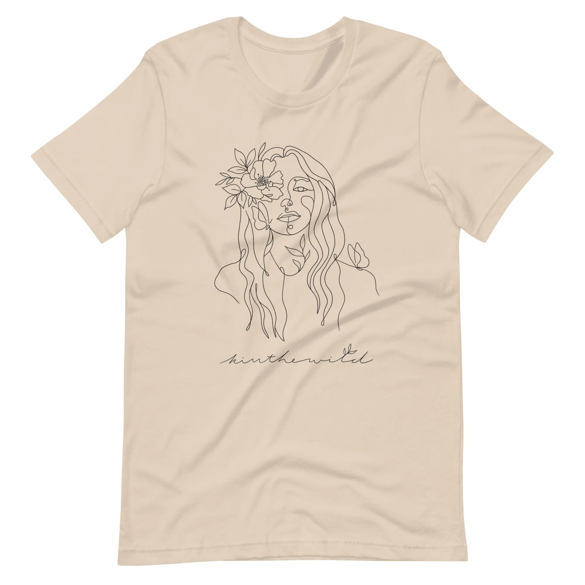 kiss the wild light t-shirt