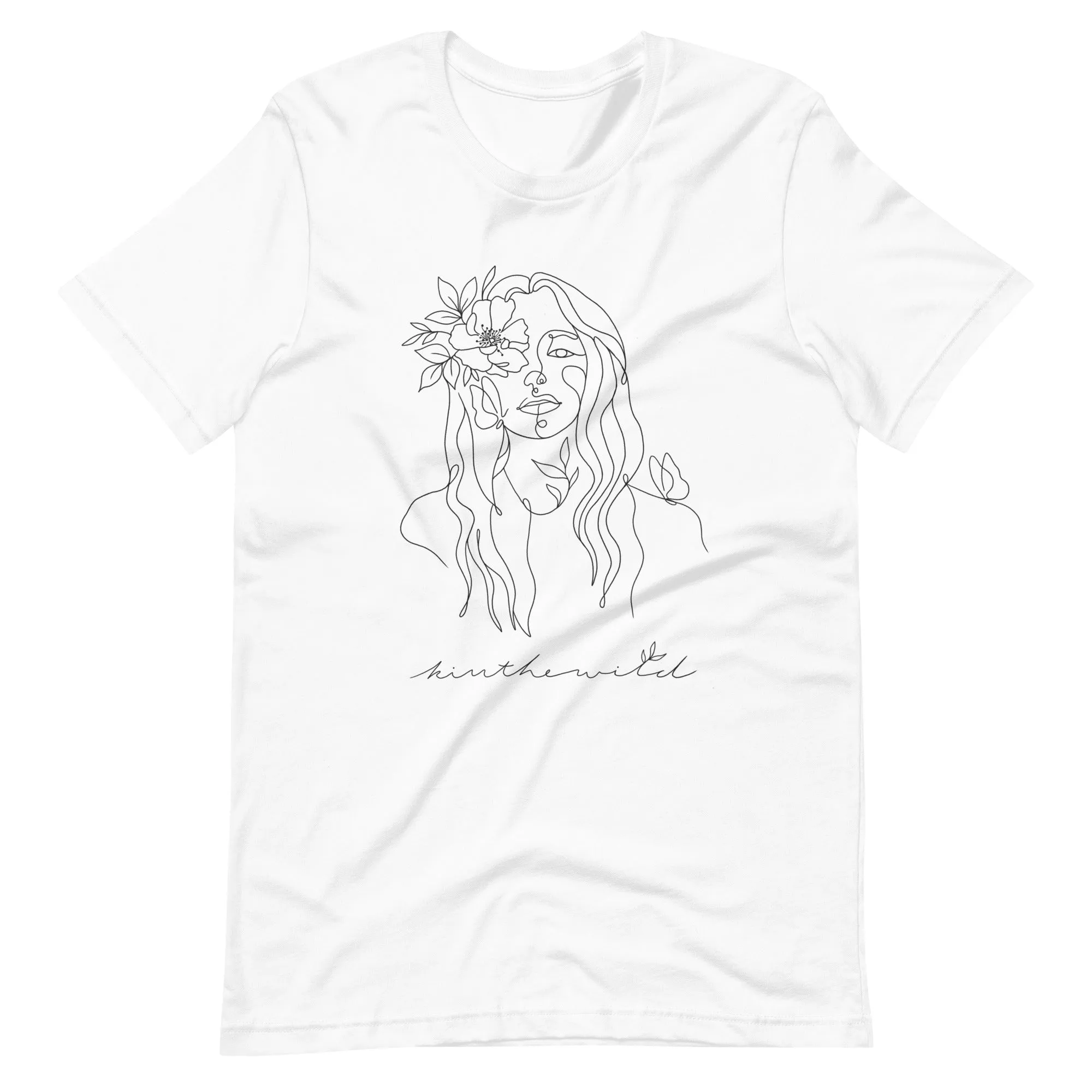 kiss the wild light t-shirt
