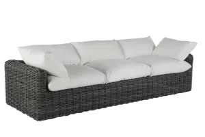 Kona Outdoor Wicker Sofa - Slate Gray