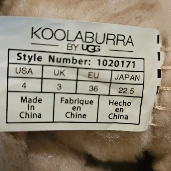 Koolaburra by Uggs Tan Suede Boho Chic Furry Luxe Trendy Shearling Youth…