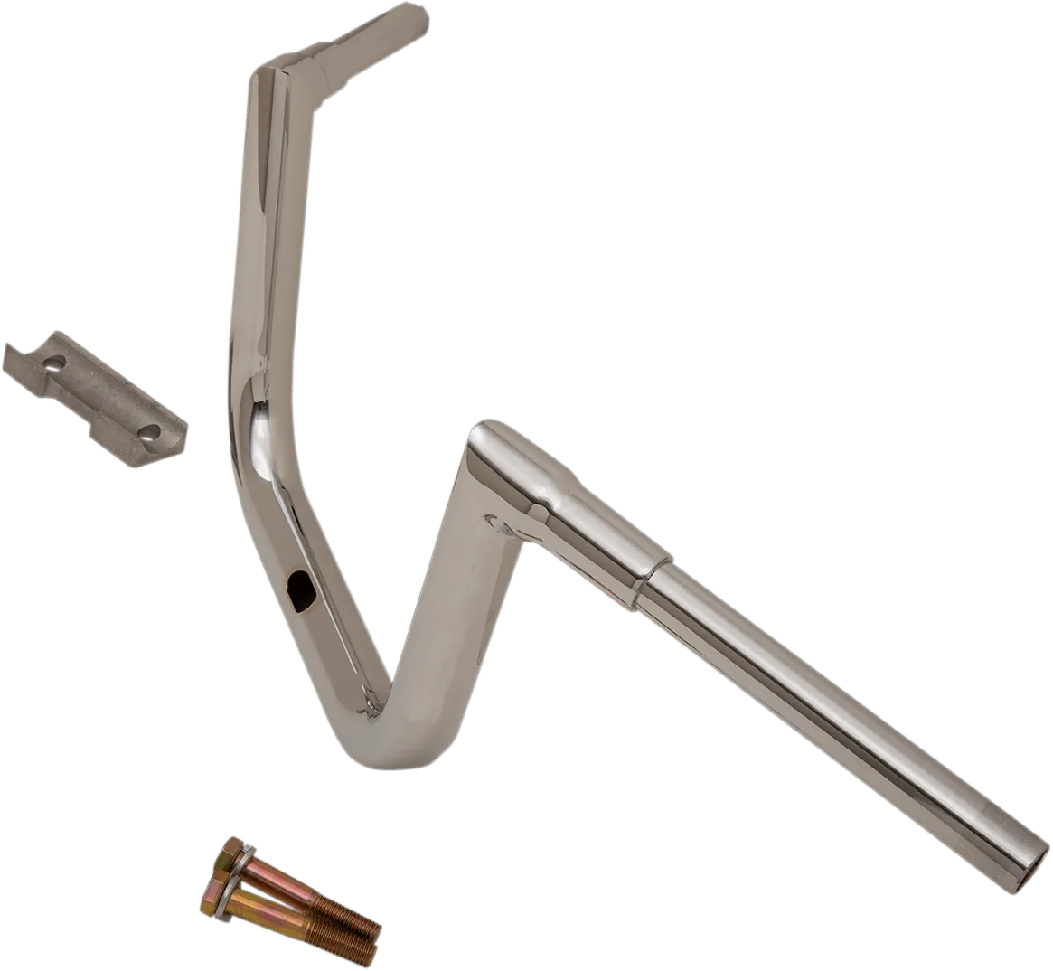LA Choppers LA-7313-61 1-1/2in. Grande Twin Peaks Handlebars - 10in. Rise - Chrome