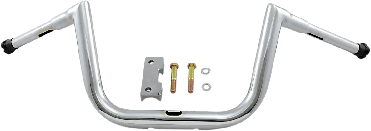 LA Choppers LA-7313-61 1-1/2in. Grande Twin Peaks Handlebars - 10in. Rise - Chrome