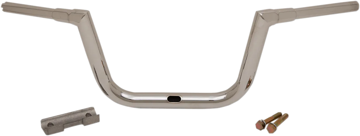 LA Choppers LA-7313-61 1-1/2in. Grande Twin Peaks Handlebars - 10in. Rise - Chrome