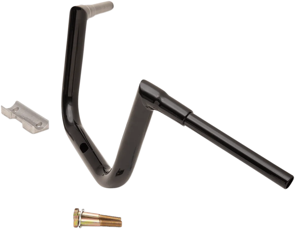 LA Choppers LA-7313-61B 1-1/2in. Grande Twin Peaks Handlebars - 10in. Rise - Gloss Black