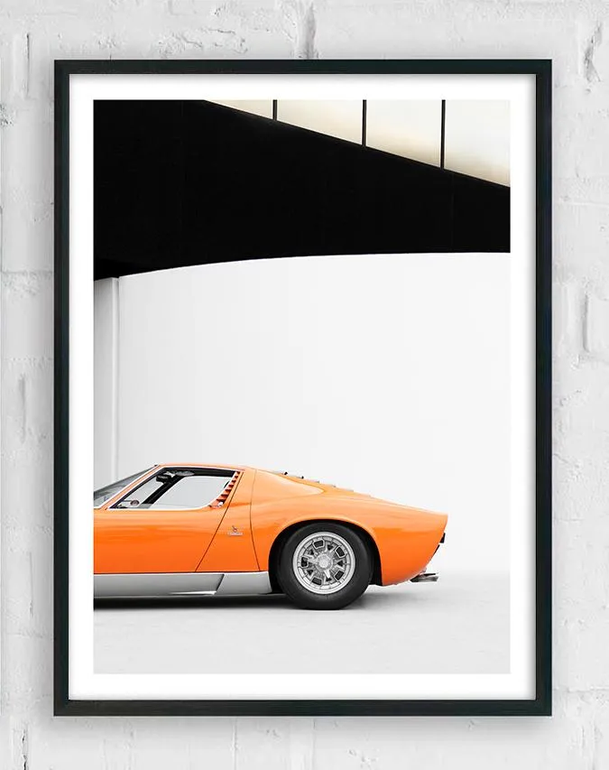 Lamborghini Miura Rear Print