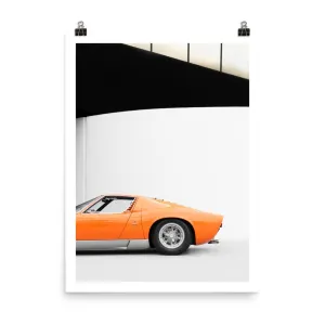 Lamborghini Miura Rear Print