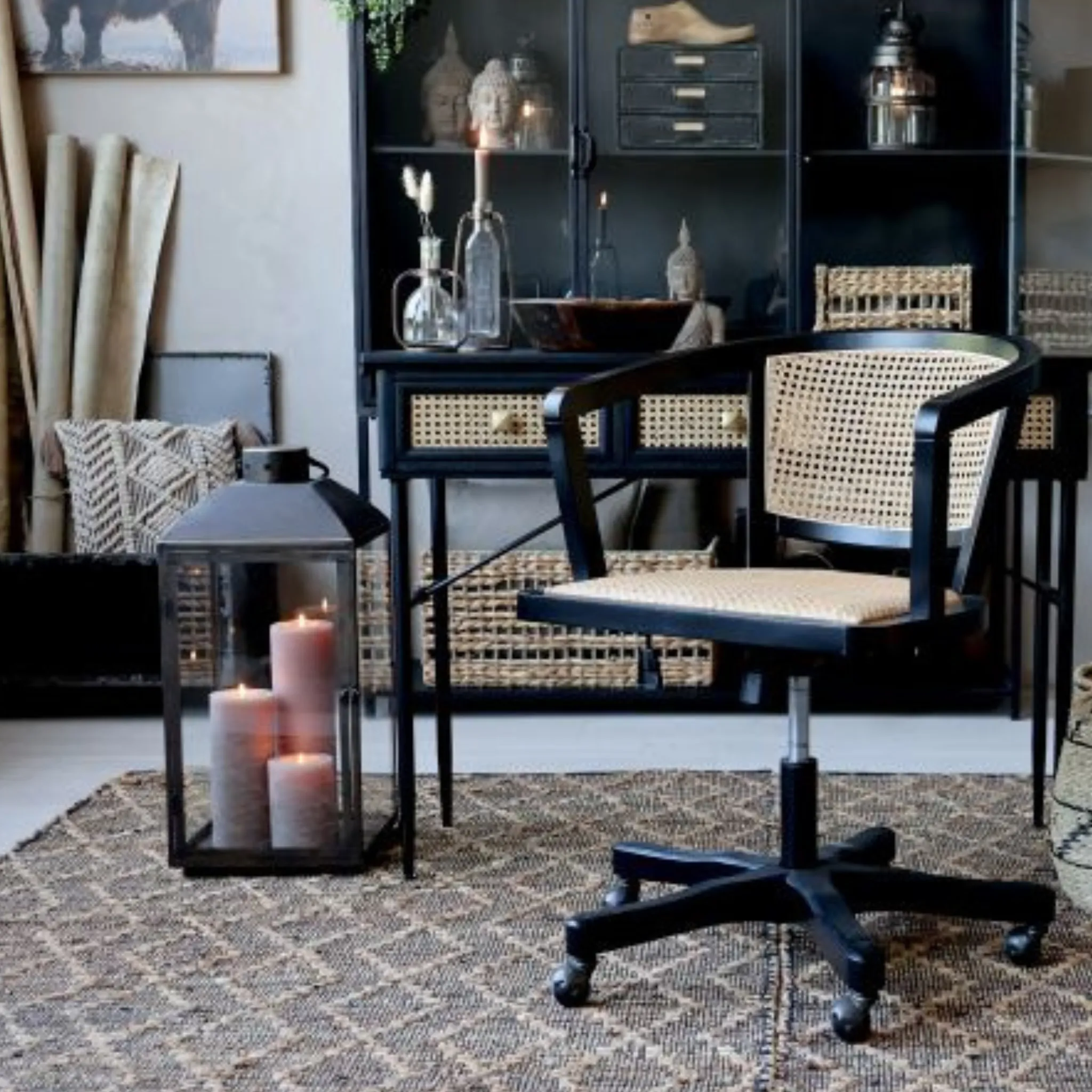 Lanterne i antique messing - Flere størrelser - Chic Antique
