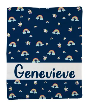 Large Navy Unicorn
