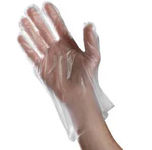 LARGE POLY GLOVES CLEAR 100CT