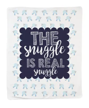 Large The Snuggle is Real in Blue