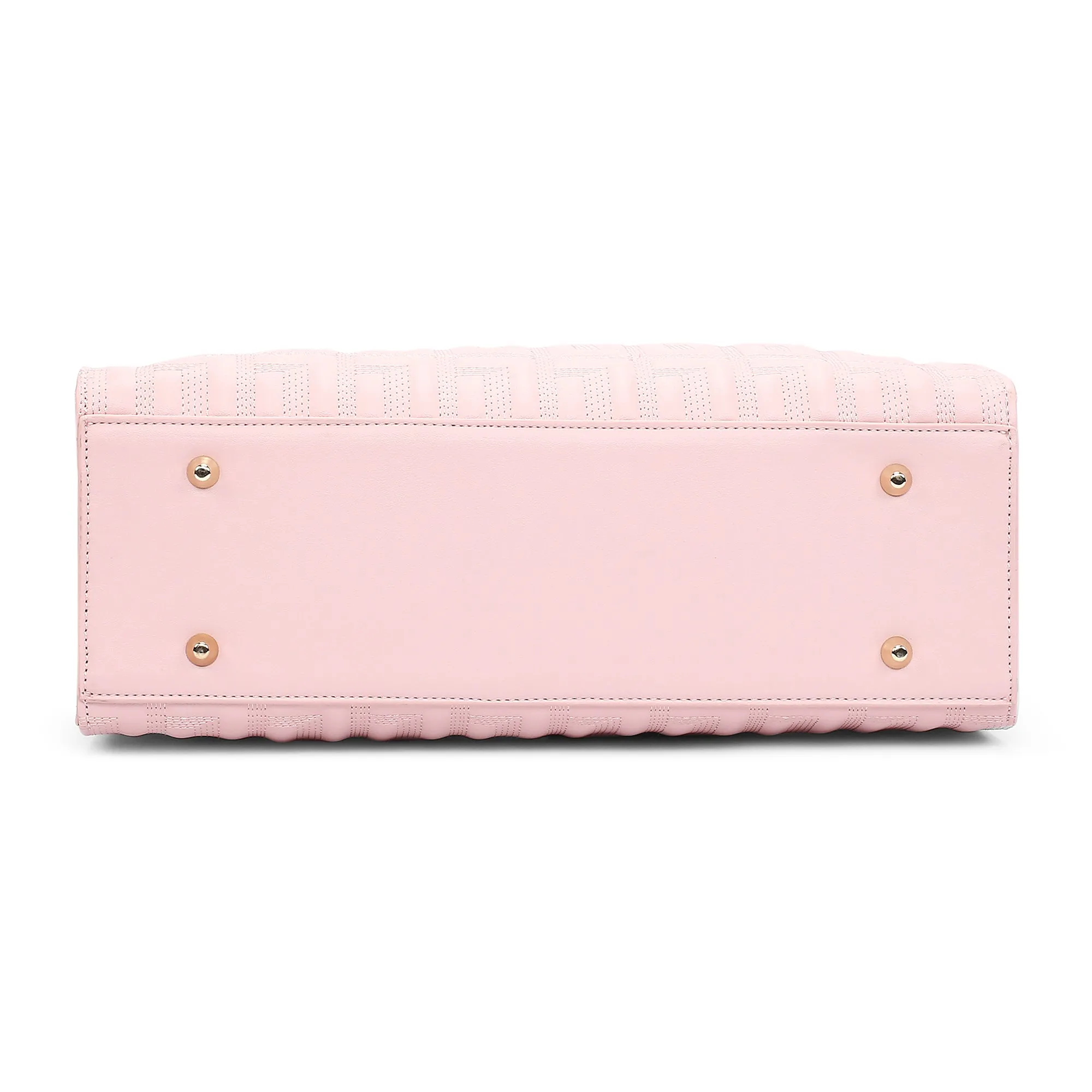 Lavie Luxe Jelly Light Pink Large Women's Satchel