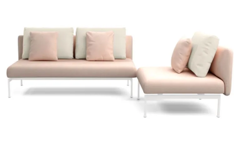 Layout Double Bench - Barlow Tyrie