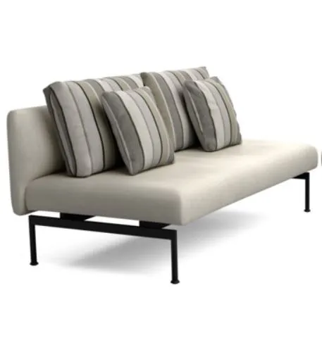 Layout Double Bench - Barlow Tyrie
