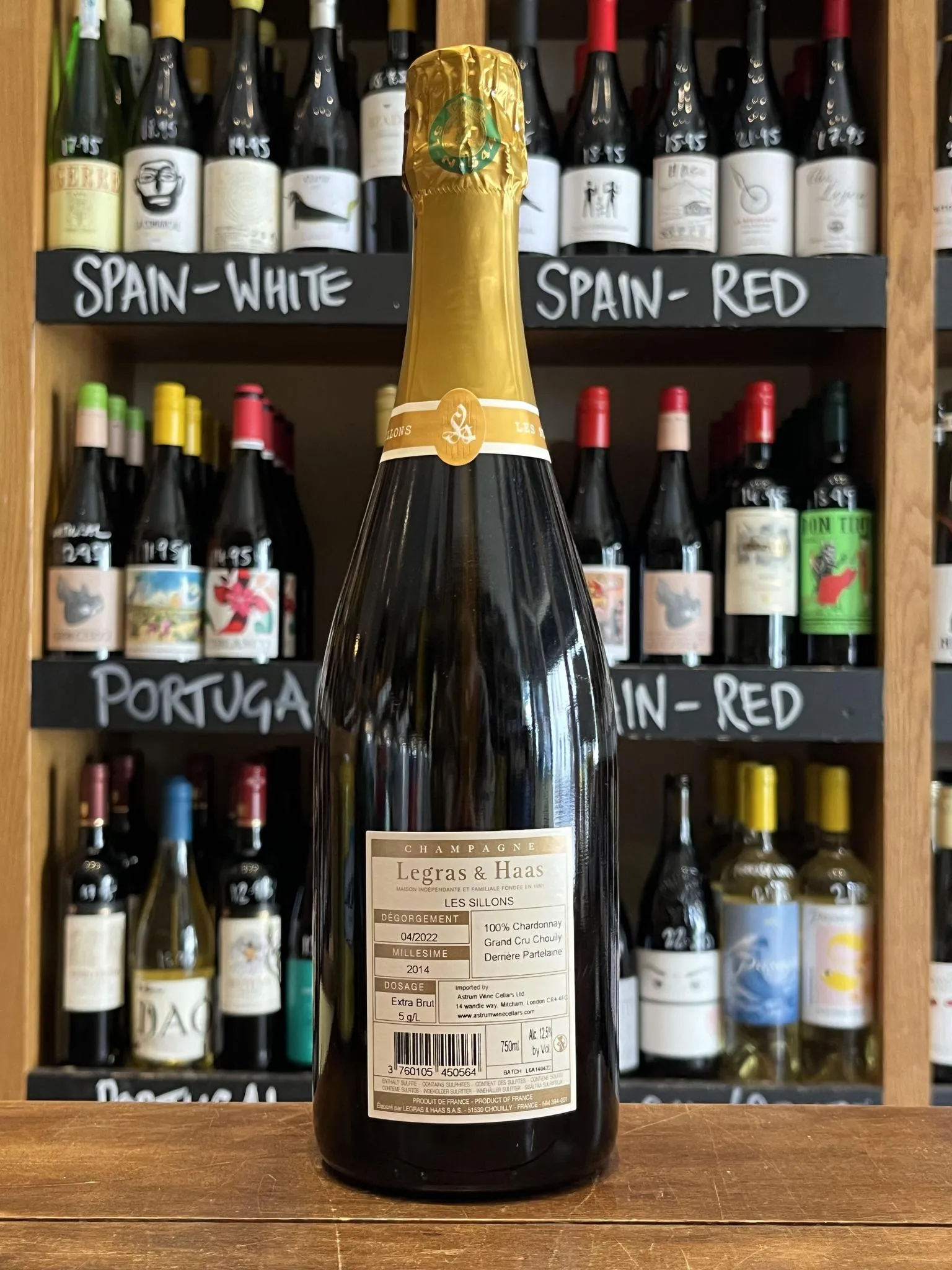 Legras and Haas - 'Les Sillons' Grand Cru BdB 2014