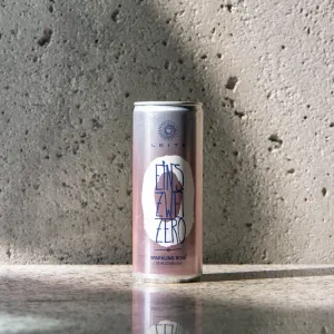 Leitz 'Eins Zwei Zero' De-alcoholised Sparkling Rosé can