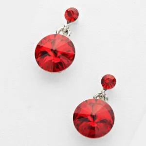 Little Girls Red Dangle Earrings | 120697