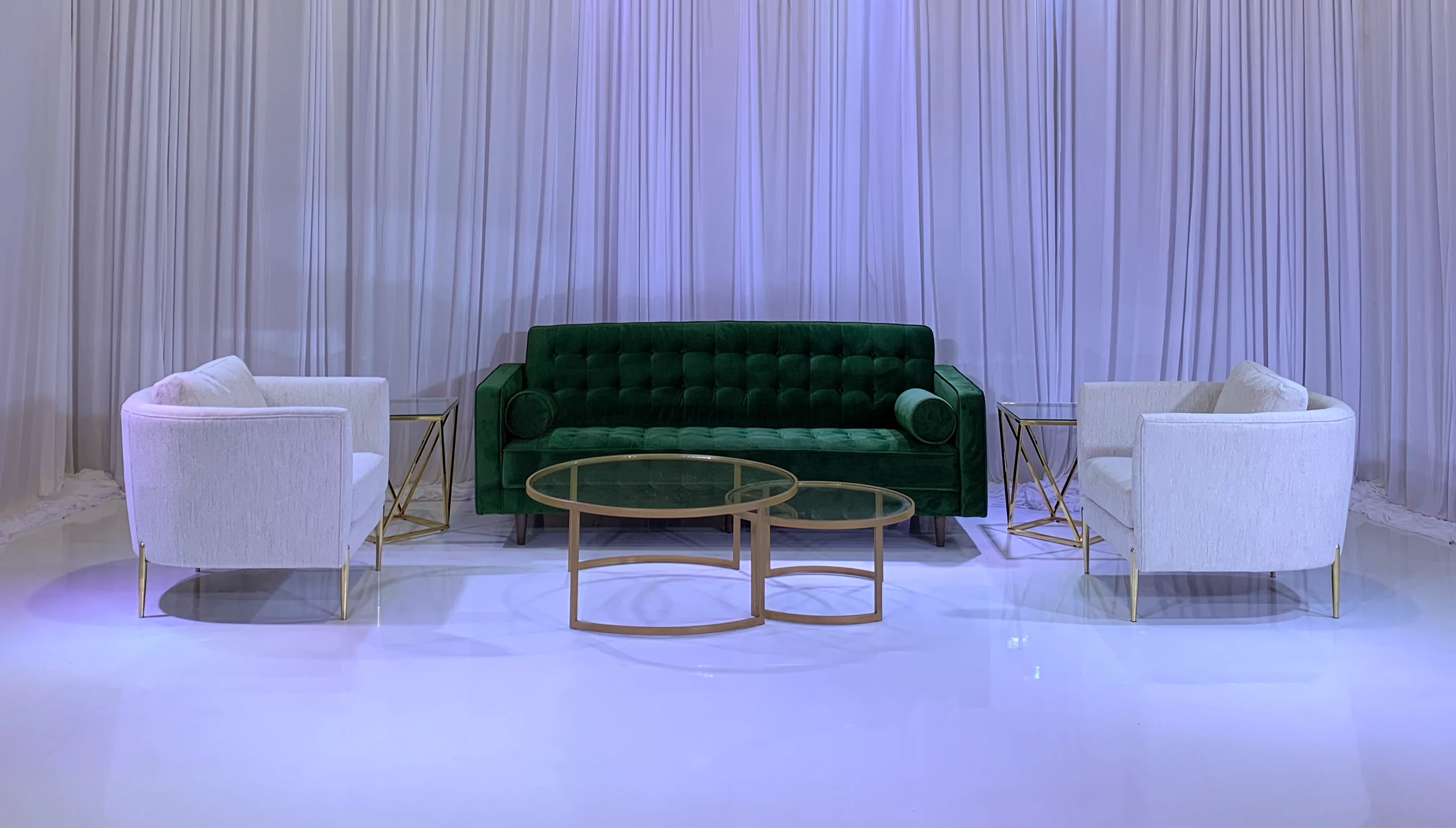 LIVINGSTON SOFA GROUPING 3 - HUNTER GREEN
