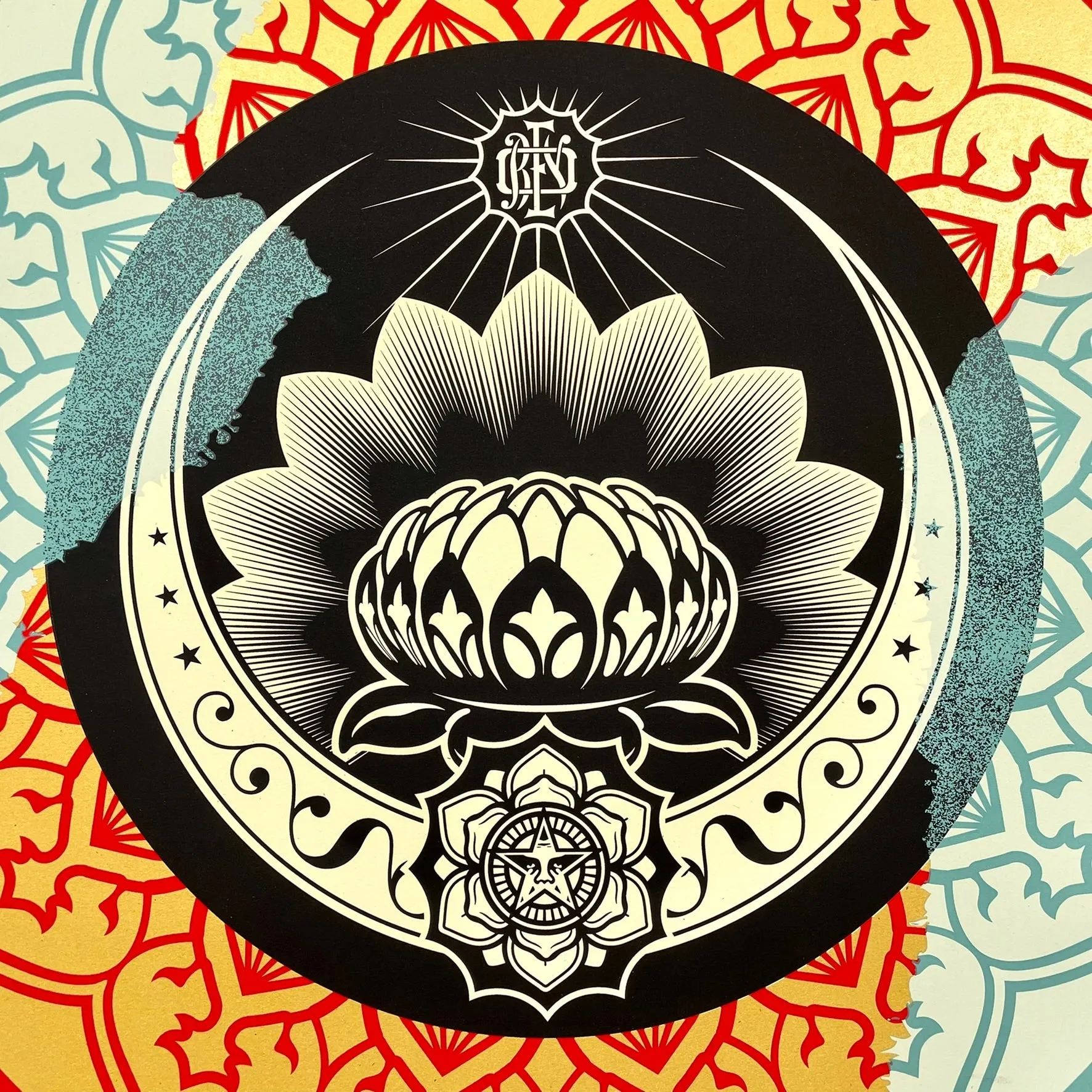 Lotus Ornament Target