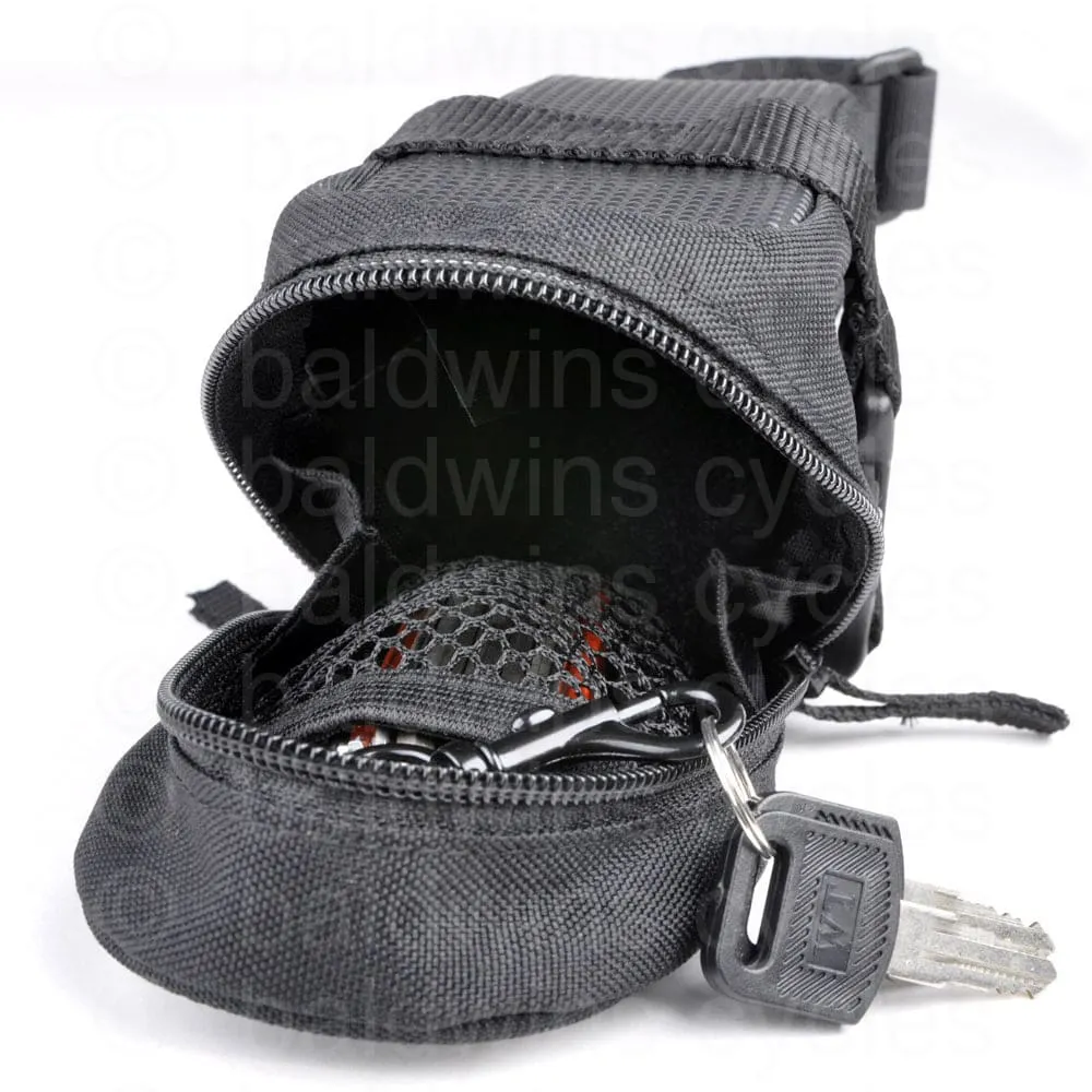 Lotus SH-6702 M Commuter Saddle Bag - Medium in Black (0.7L)