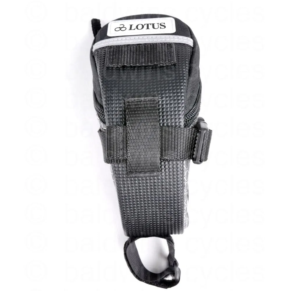 Lotus SH-6702 M Commuter Saddle Bag - Medium in Black (0.7L)