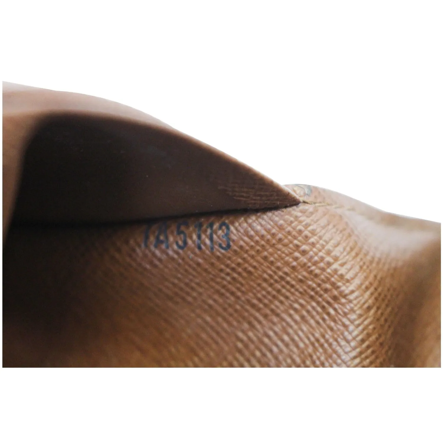 LOUIS VUITTON Brazza Monogram Canvas Wallet Brown