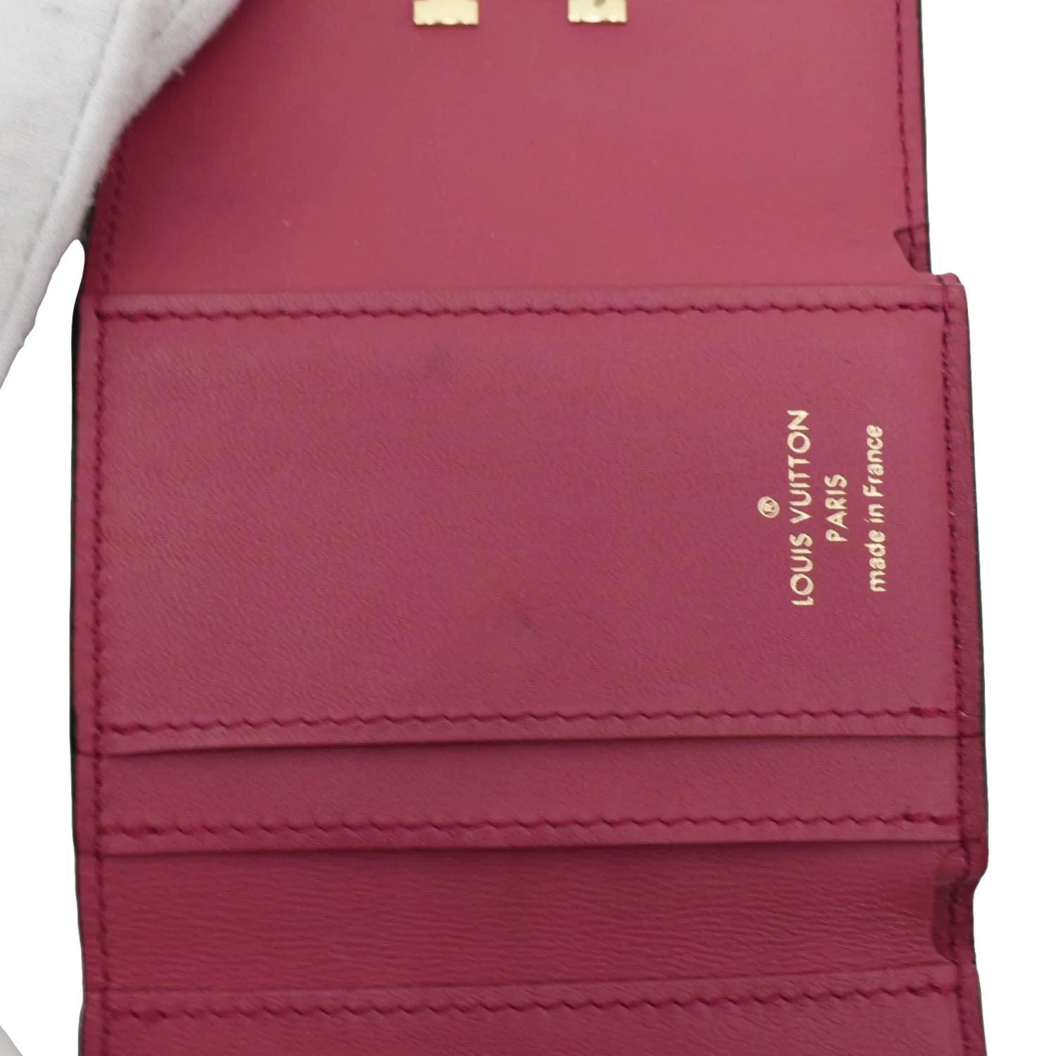 LOUIS VUITTON Capucines XS Taurillon leather Wallet Black