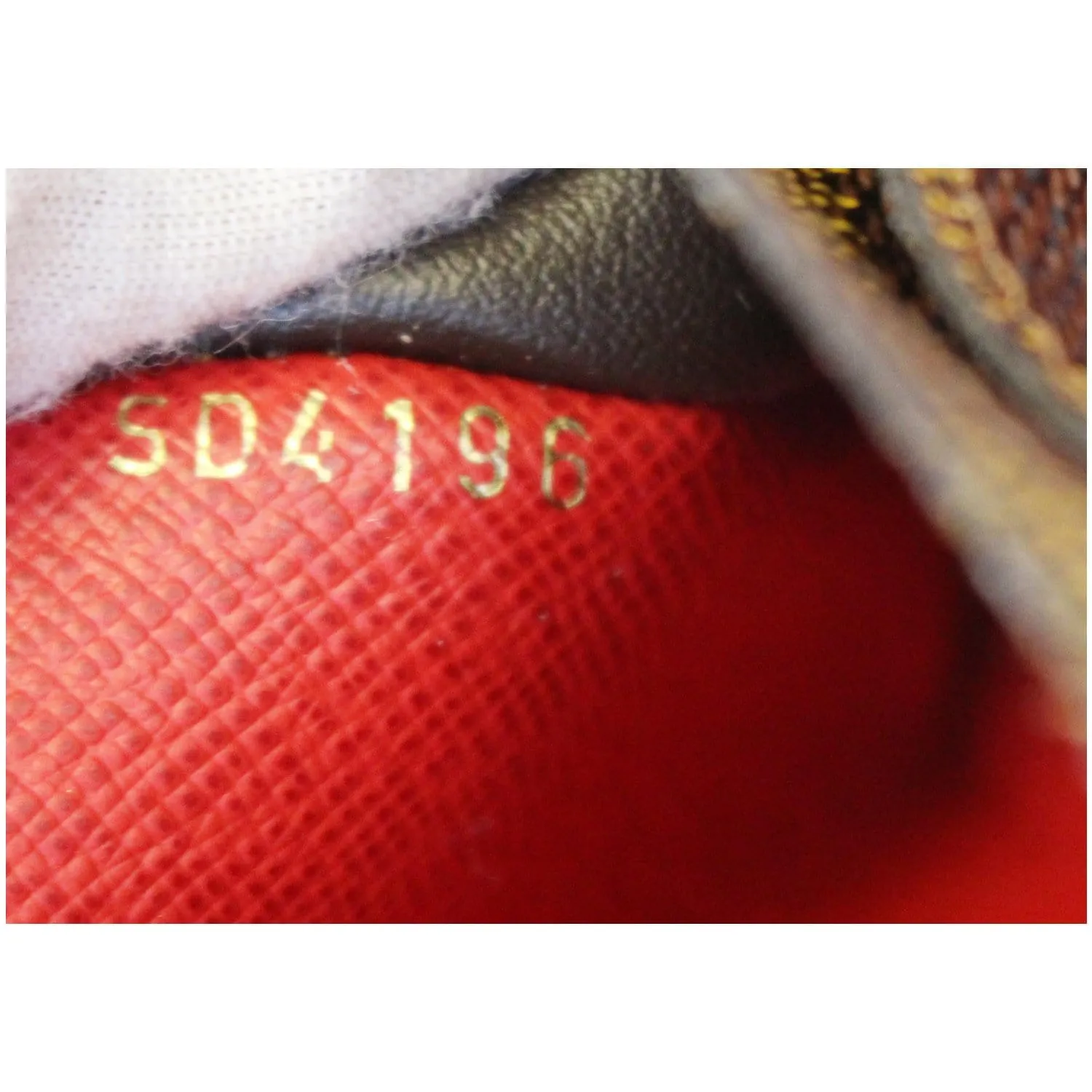 LOUIS VUITTON Josephine Damier Ebene Wallet Brown