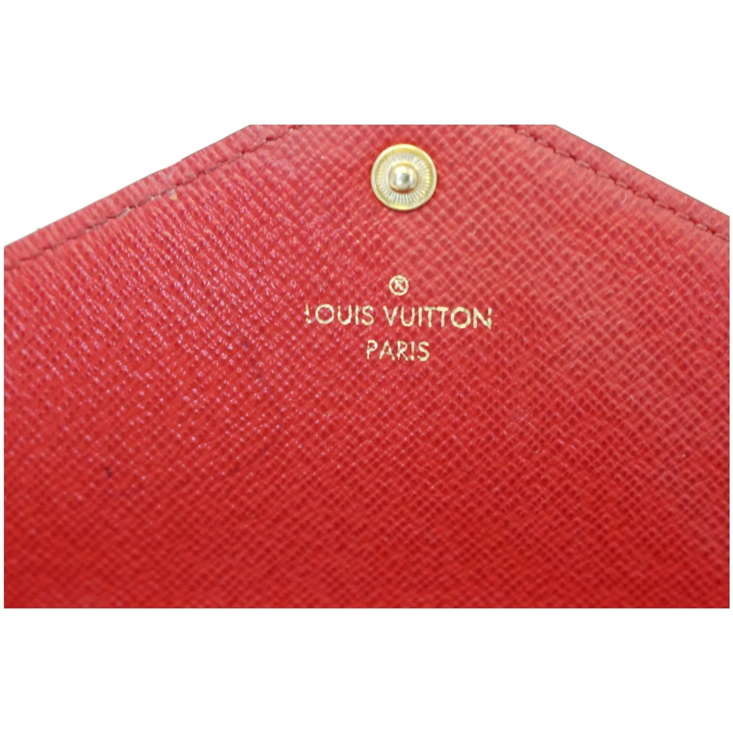 LOUIS VUITTON Josephine Damier Ebene Wallet Brown