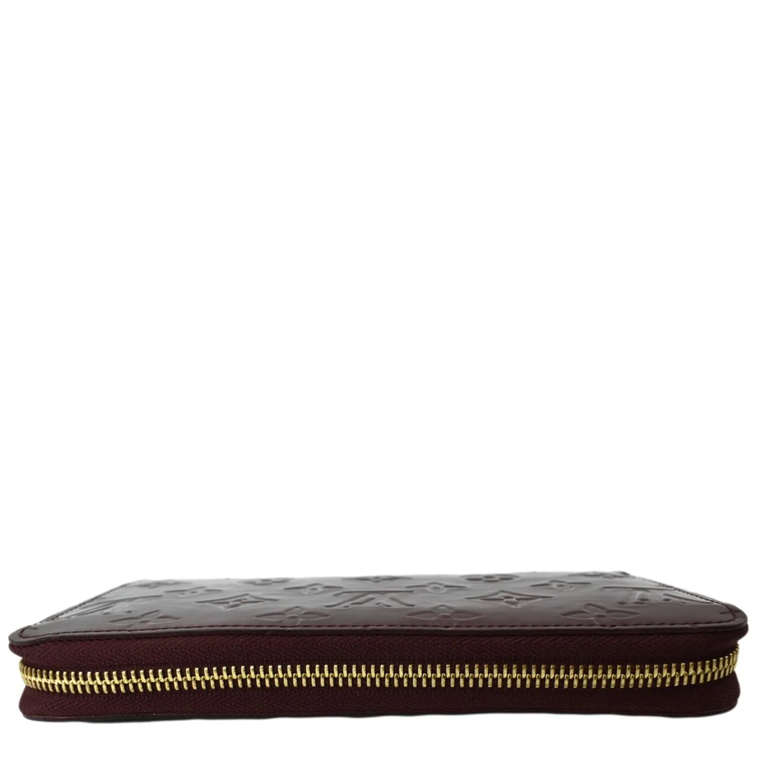 LOUIS VUITTON Monogram Vernis Zippy Wallet Amarante