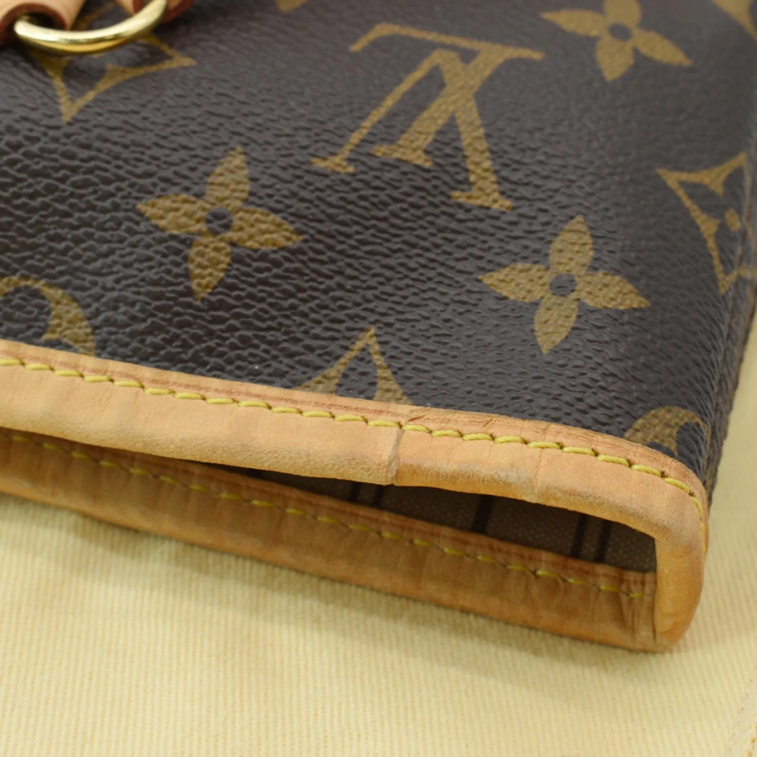 LOUIS VUITTON Neverfull GM Monogram Canvas Tote Bag Brown