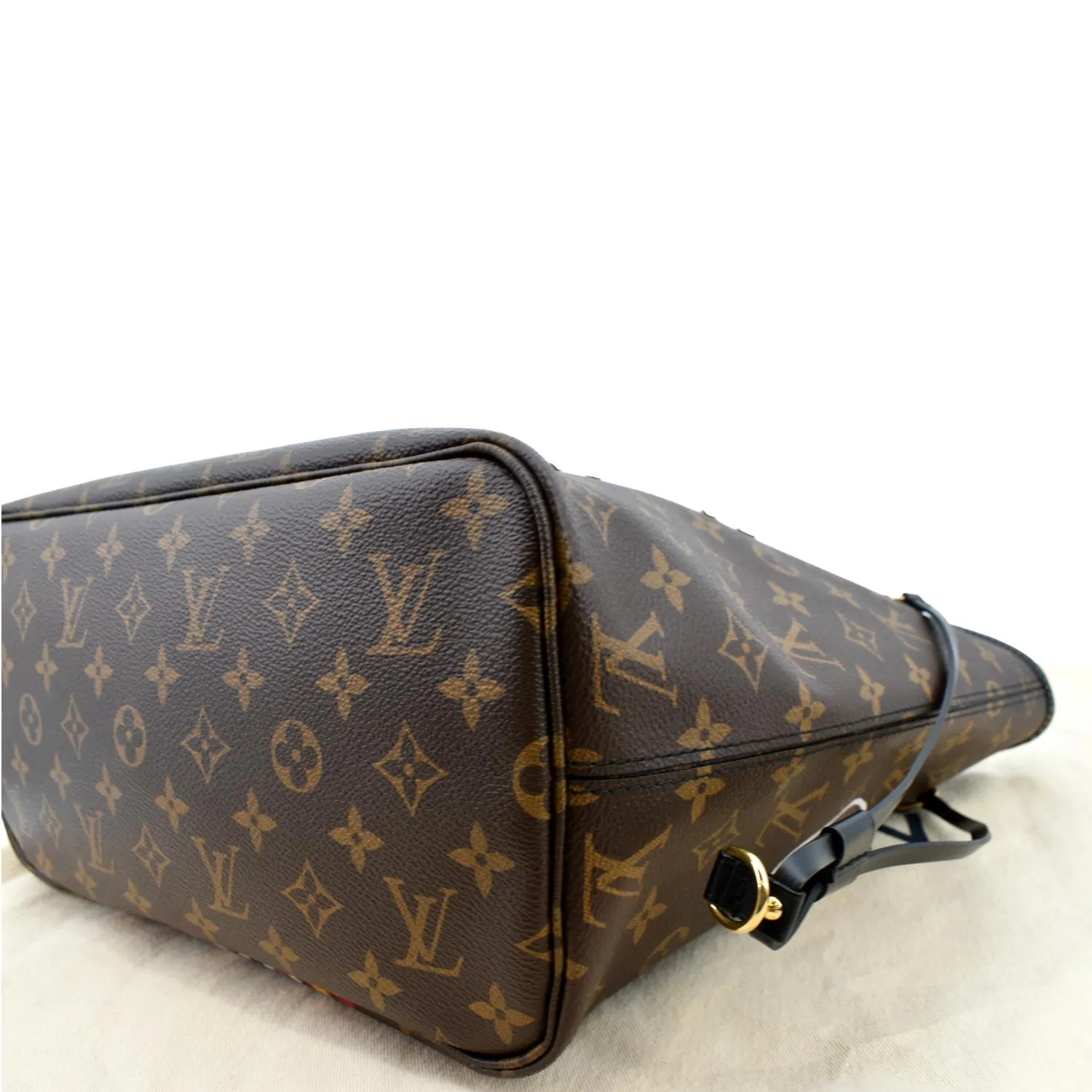 LOUIS VUITTON Neverfull Kabuki MM Monogram Canvas Tote Bag Brown