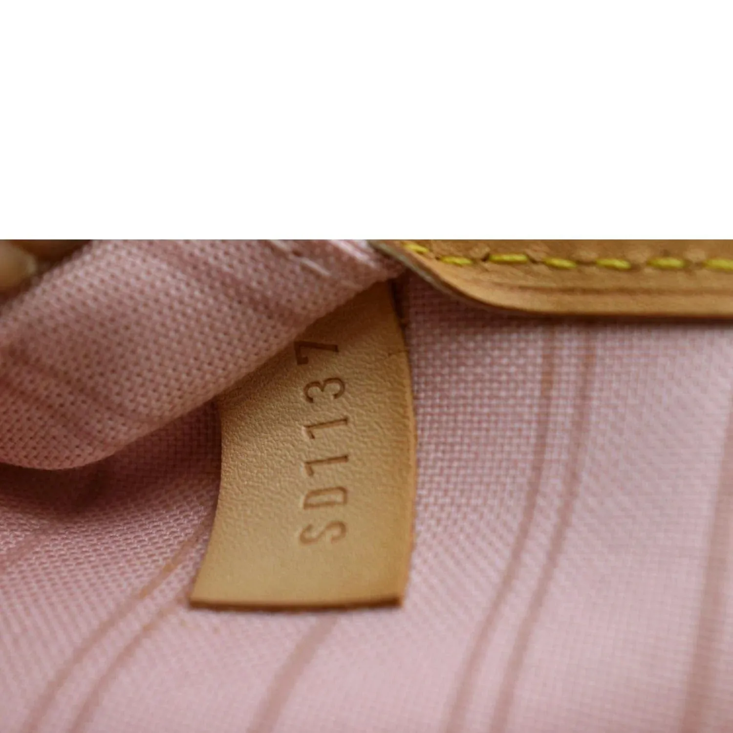 LOUIS VUITTON Neverfull MM Tahitienne Damier Azur Shoulder Bag Pink