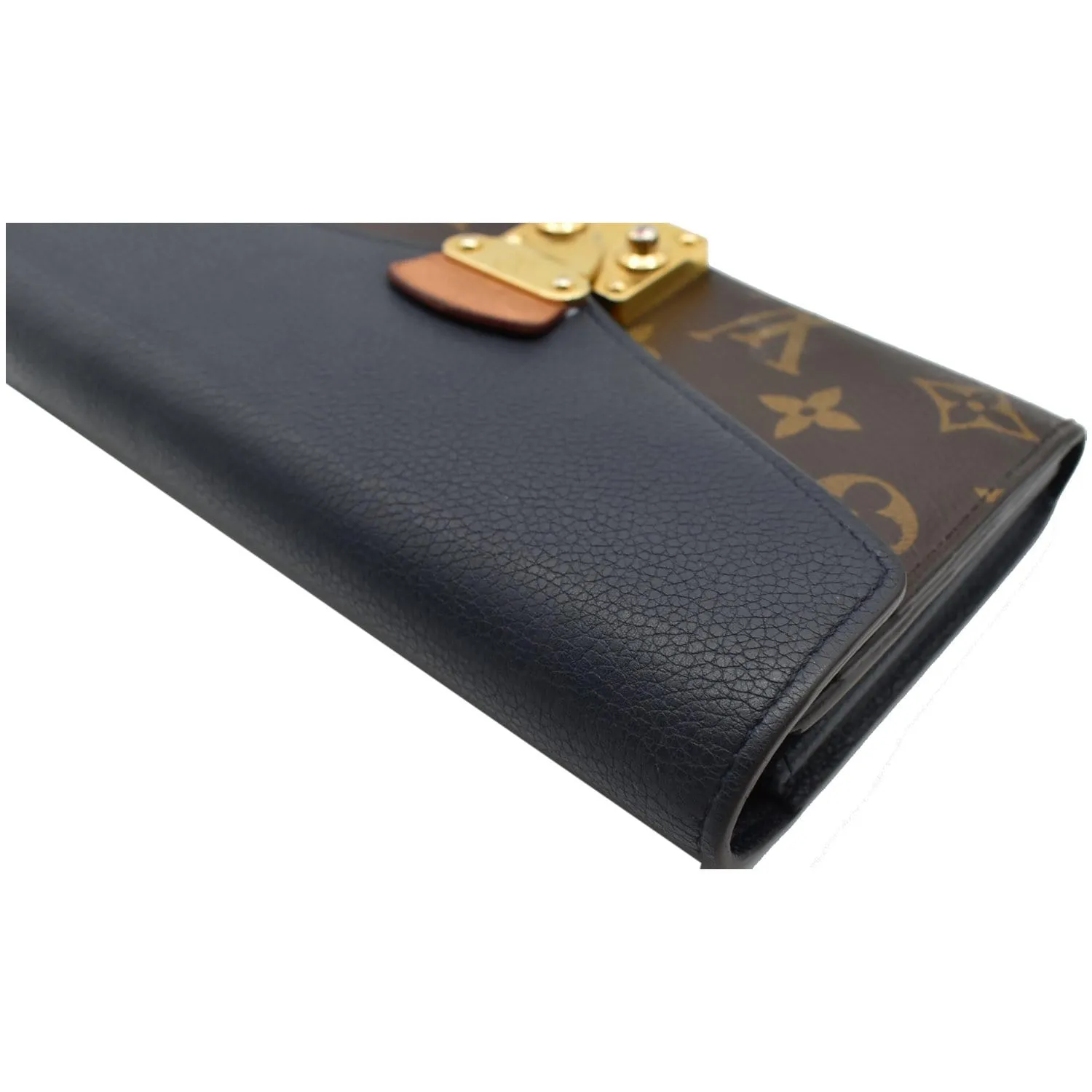 LOUIS VUITTON Pallas Monogram Canvas Pallas Wallet Black