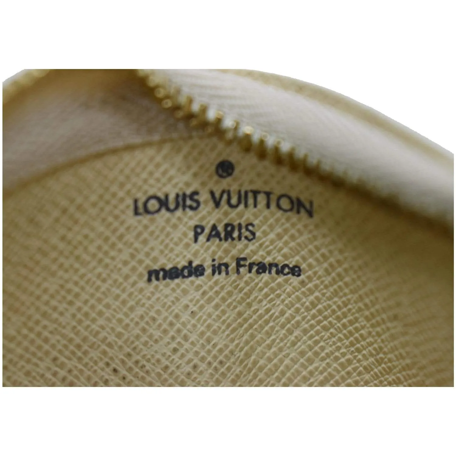 LOUIS VUITTON Pochette Key Cles Damier Azur Coin Case White