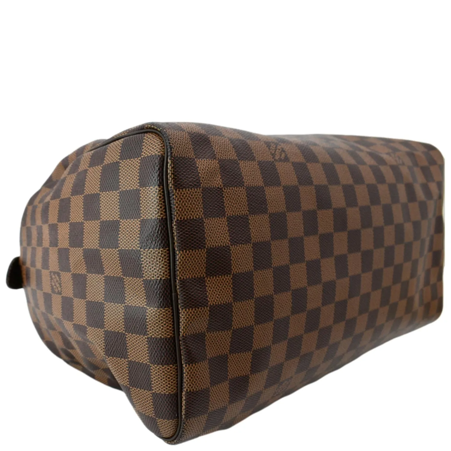 LOUIS VUITTON Speedy 35 Damier Ebene Satchel Bag Brown