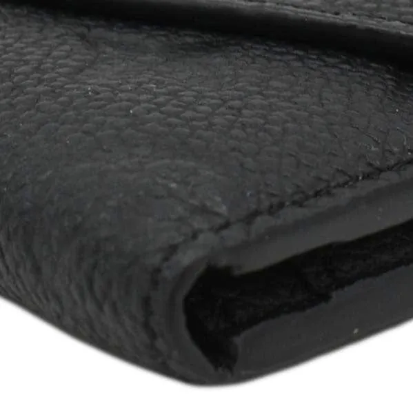 LOUIS VUITTON Victorine Monogram Empreinte Wallet Black