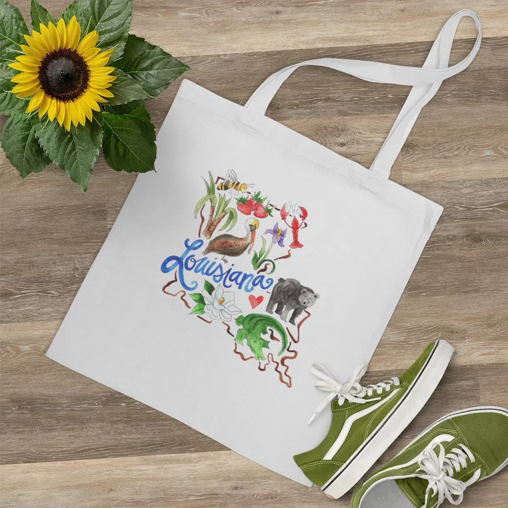 Louisiana Favorites Tote Bag