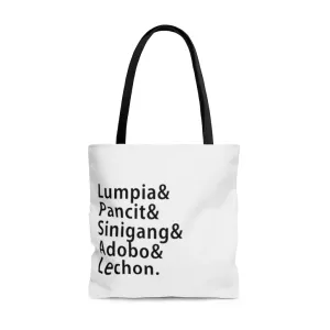 Lumpia Pancit Sinigang Adobo Lechon Tote Bag