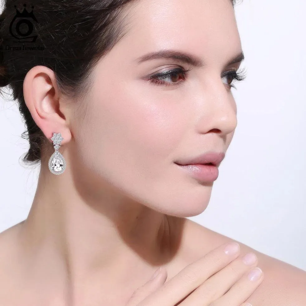 Luxe Classic Crystal Earrings