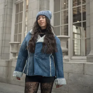 Luxurious 100% Lamb Shearling Coat