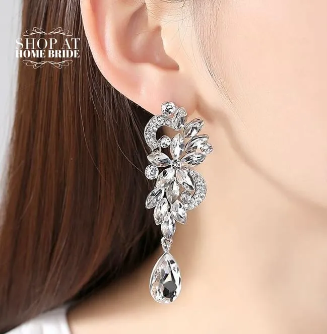 Luxurious Crystal Drop Earrings