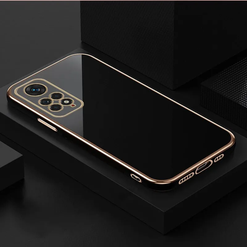 Luxurious Glossy Plated Phone Case For Redmi Note
